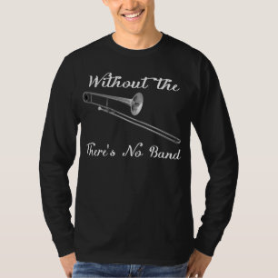 Die Hülsen-Dunkelheits-T-Shirt der Trombone-Männ T-Shirt