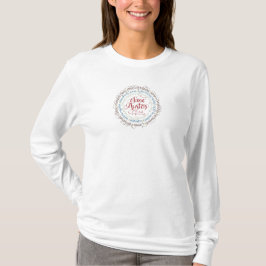 Die Hülsen-T - Shirt-Janes Austen der Frauen lange T-Shirt