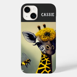 Die Hummel Giraffe Personalisiert Case-Mate iPhone 14 Hülle