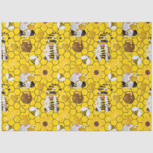Die Hummel- und Honig-Serie Design 4 Seidenpapier