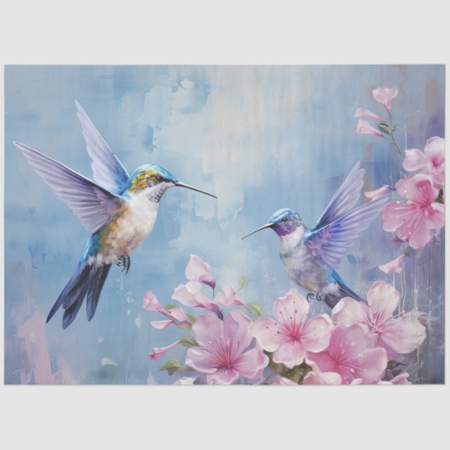 Die Hummingbird-Designserie 12 Seidenpapier (Vorderseite)