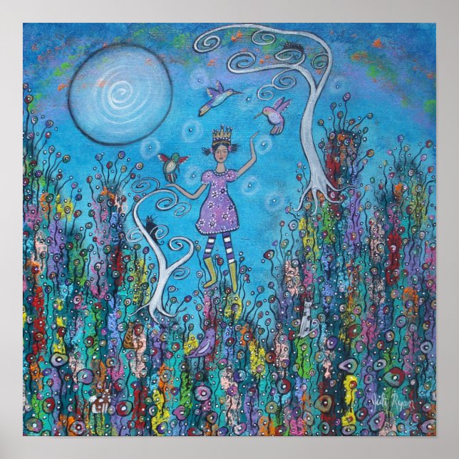 Die Hummingbird-Königin Poster (Vorne)