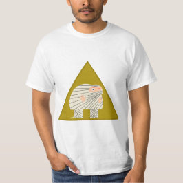 Die Hunchback von Notre Dame in der Kleidung einer T-Shirt
