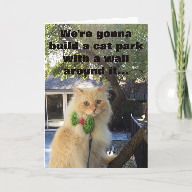 Die Hunde werden für es zahlen Karte (Vorderseite)