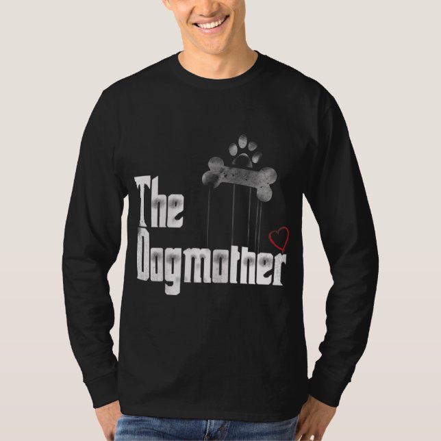 Die Hundemutter Funny Dog Mutter Mama Geschenk T-Shirt (Vorderseite)