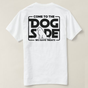 Die Hundeseite (Schwarzes Logo) T-Shirt
