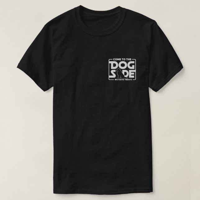 Die Hundeseite  T-Shirt (Design vorne)