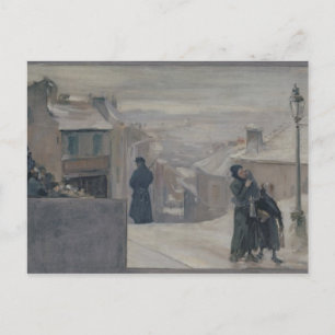 Die Hungersnot zwischen 1870 und 1889 Postkarte