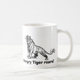 Die hungrigen Tigerbrüllen! Tasse