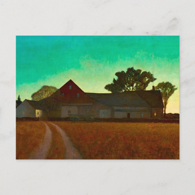 Die Hupe, 1938 von Newell Convers Wyeth Postkarte (Vorderseite)