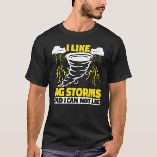 Die Hurrikane von Mens, die ich mag, die Wetterjäg T-Shirt