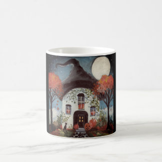 Die Hütte der Halloween-Kaffee-Tassen-Hexen Kaffeetasse