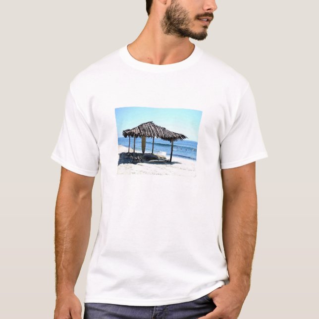 Die Hütte des Surfers T-Shirt (Vorderseite)