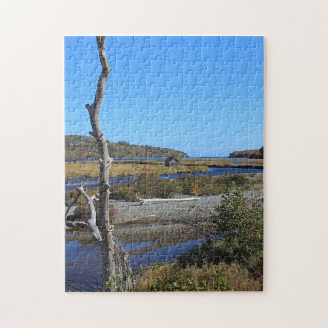 Die Hütte in der Gans-Bucht Puzzle (Vertikal)