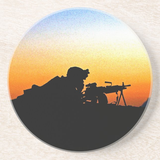 Die Hymne des Staat-Marineinfanteriekorps Untersetzer (Vorne)