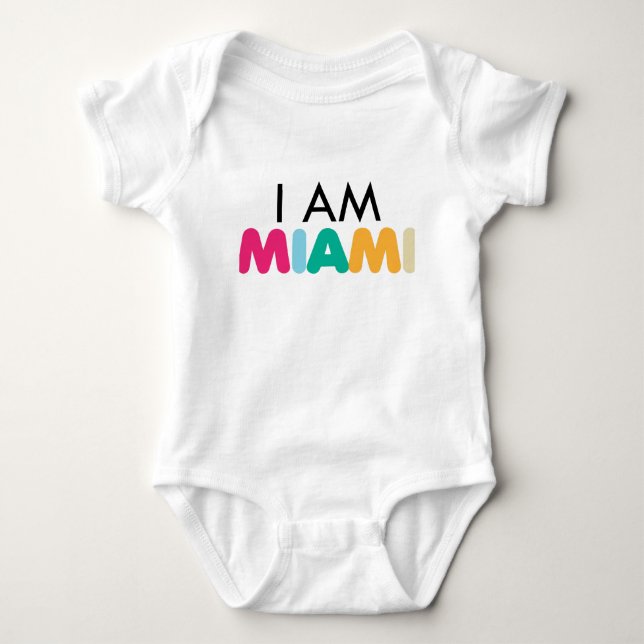 Die "I Am Miami" Baby Edition! Strampler (Vorderseite)