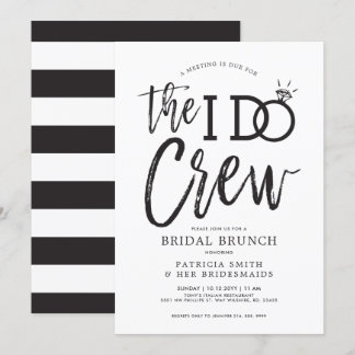 Die I-Crew | Bridal Crew Brunch Einladung