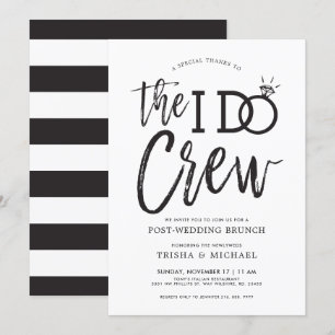 Die I-Crew   Post Wedding Brunch Einladung