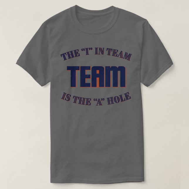 Die i in Team T-Shirt (Design vorne)
