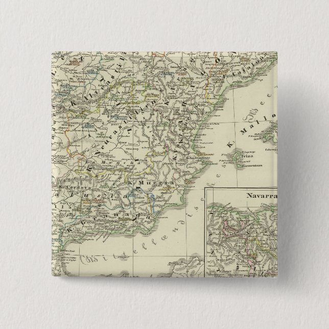 Die iberische Halbinsel von Anfang an Button (Vorderseite)