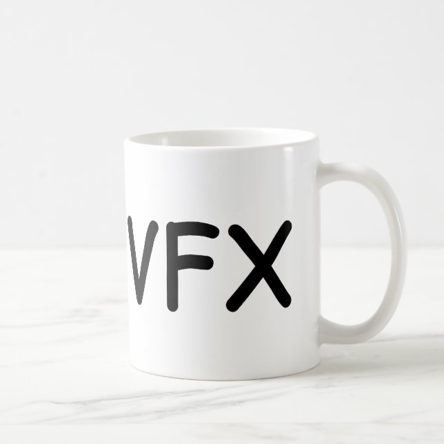 Die "ICH <3 VFX" Tasse! Kaffeetasse (Rechts)