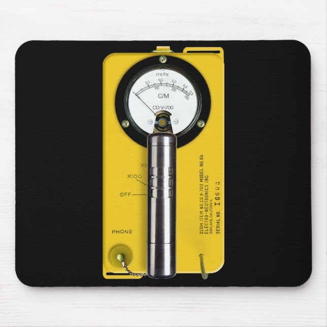 Die Iconic CD V-700 Geiger Counter Mousepad (Vorne)