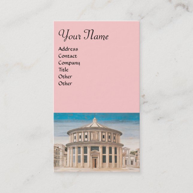 DIE IDEALE STADT VISITENKARTE (Vorderseite)