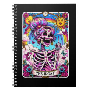 Die IDGAF-Tarotkarten-Notizbuch-Kollektion Notizblock