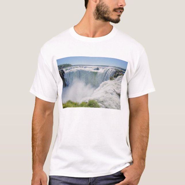 Die Iguaçu-Wasserfälle, die Kehle der Teufel, T-Shirt (Vorderseite)