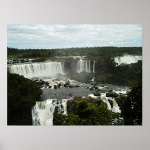 Die Iguaçu-Wasserfälle Plakat