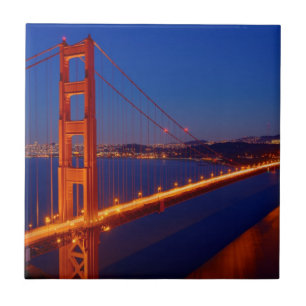 Die ikonenhafte Brücke mit San Francisco Fliese