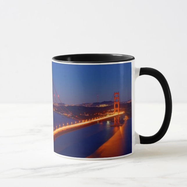 Die ikonenhafte Brücke mit San Francisco Tasse (Rechts)