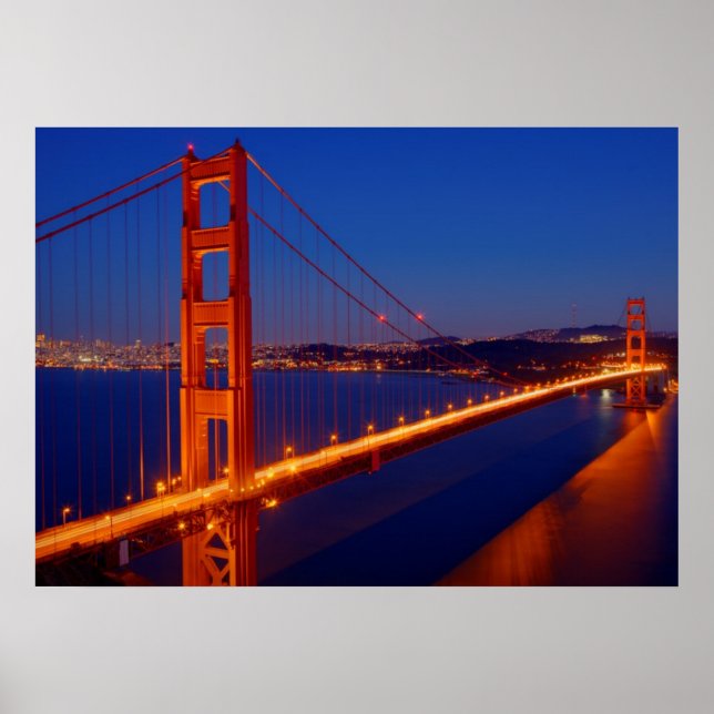 Die ikonische Brücke mit San Francisco Poster (Vorne)