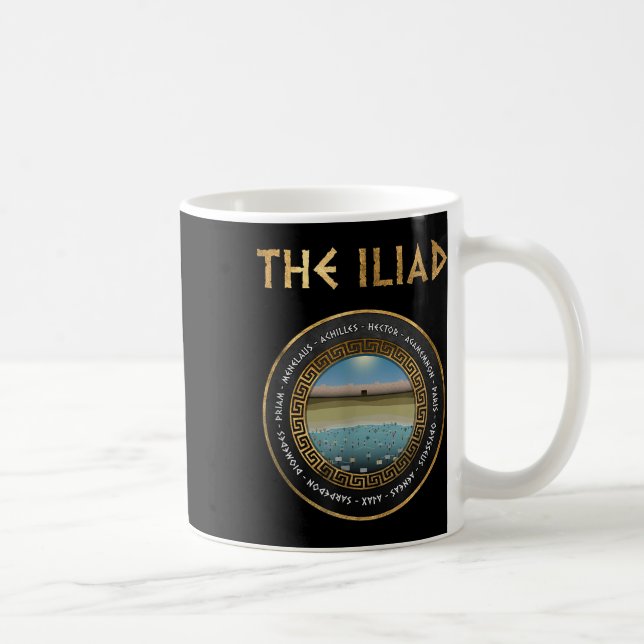 Die Iliad-Helden des Trojanischen Krieges Kaffeetasse (Rechts)