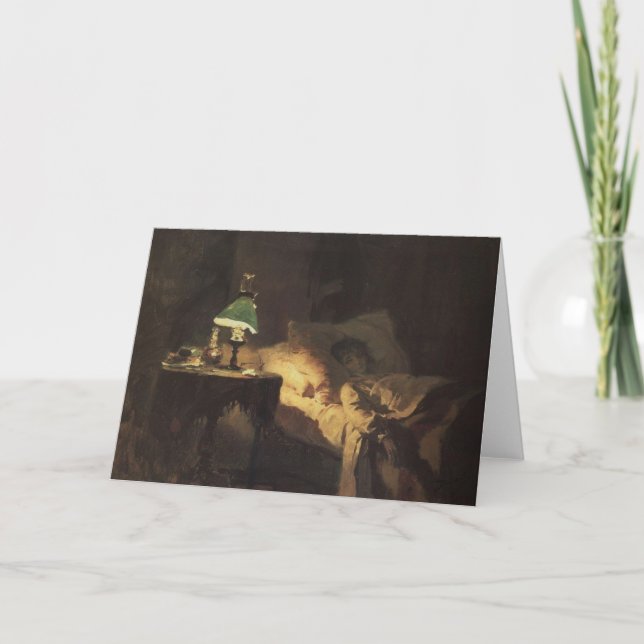Die Ill-Frau (von Wassily Polenov) Karte (Vorderseite)