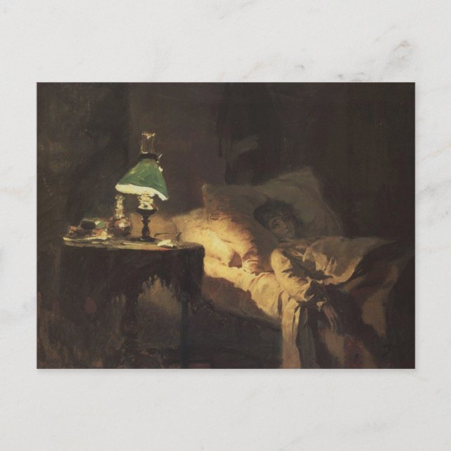 Die Ill-Frau (von Wassily Polenov) Postkarte (Vorderseite)