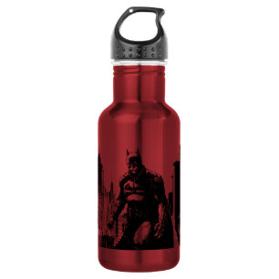 Die Illustration des Comic Batman Edelstahlflasche