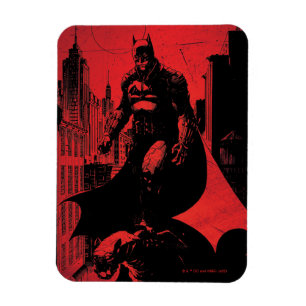 Die Illustration des Comic Batman Magnet