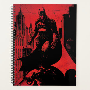Die Illustration des Comic Batman Planer