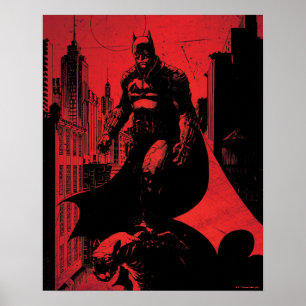Die Illustration des Comic Batman Poster