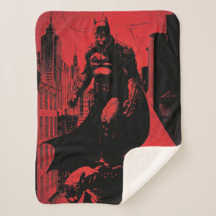 Die Illustration des Comic Batman Sherpadecke