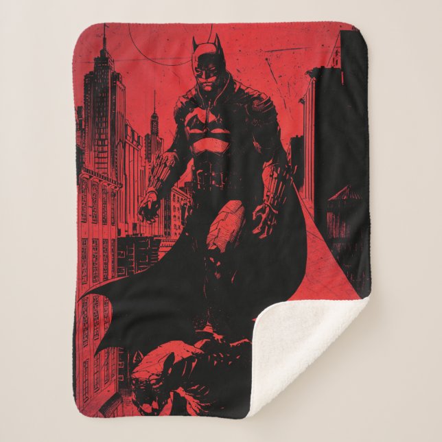 Die Illustration des Comic Batman Sherpadecke (Vorderseite)