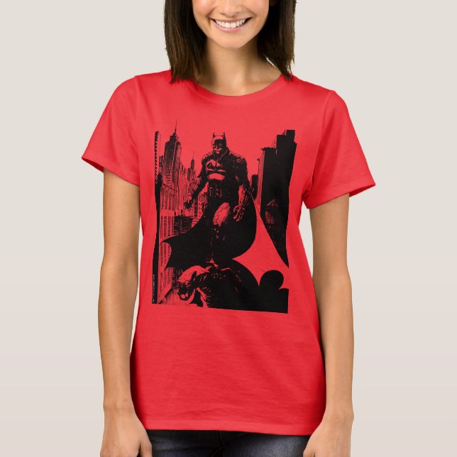 Die Illustration des Comic Batman T-Shirt (Vorderseite)
