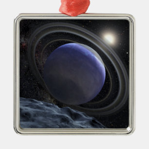 Die Illustration des Künstlers Silbernes Ornament