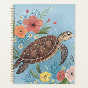 Die Illustration einer Meeresschildkröte Planer