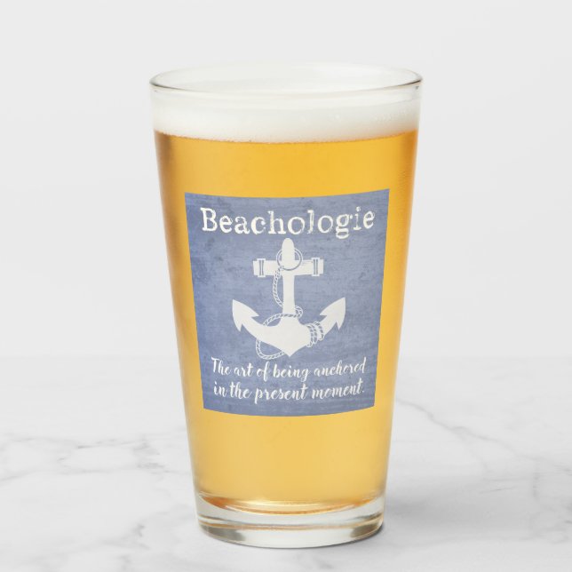 Die im heutigen Glascup verankerte Beachologie Glas (Vorne (Gefüllt))