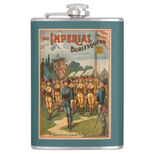 Die Imperial Burlesquers weibliche Soldaten spiele Flachmann