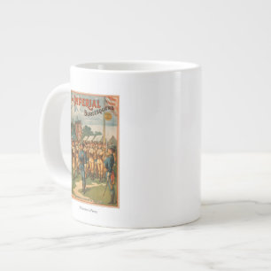 Die imperialen Burlesquis spielen weibliche Soldat Jumbo-Tasse