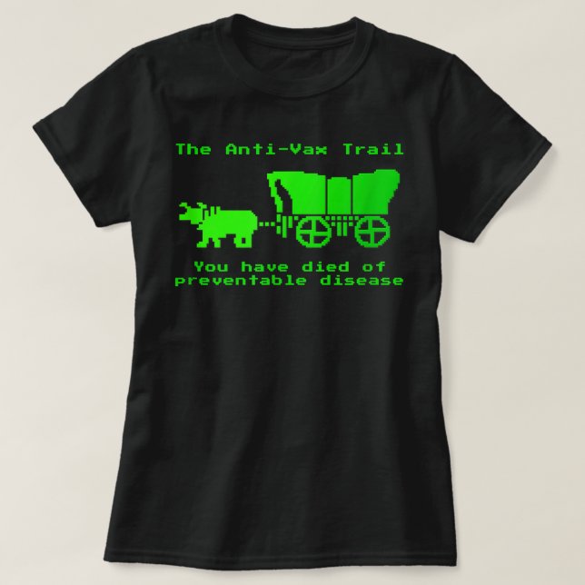 Die Impfung gegen Vax Trail Pro Vax T-Shirt (Design vorne)