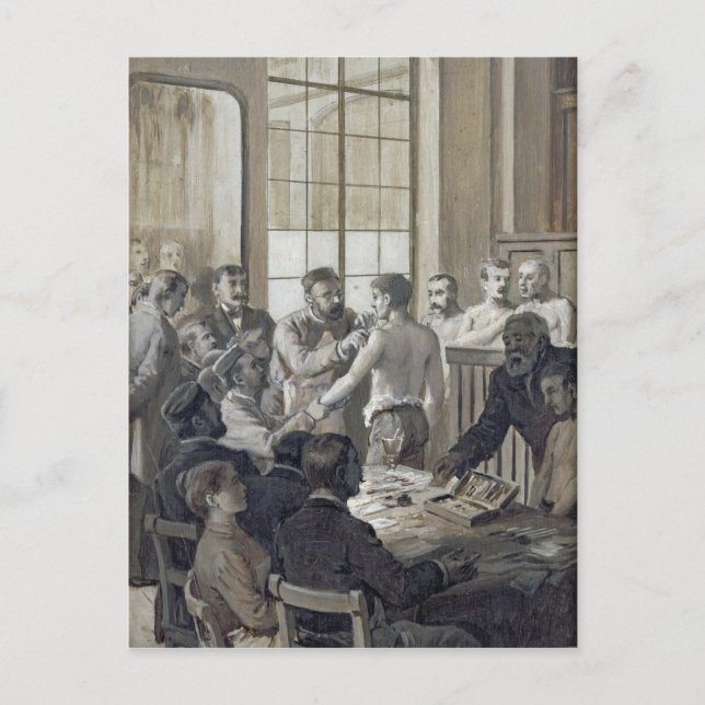 Die Impfung Postkarte (Vorderseite)